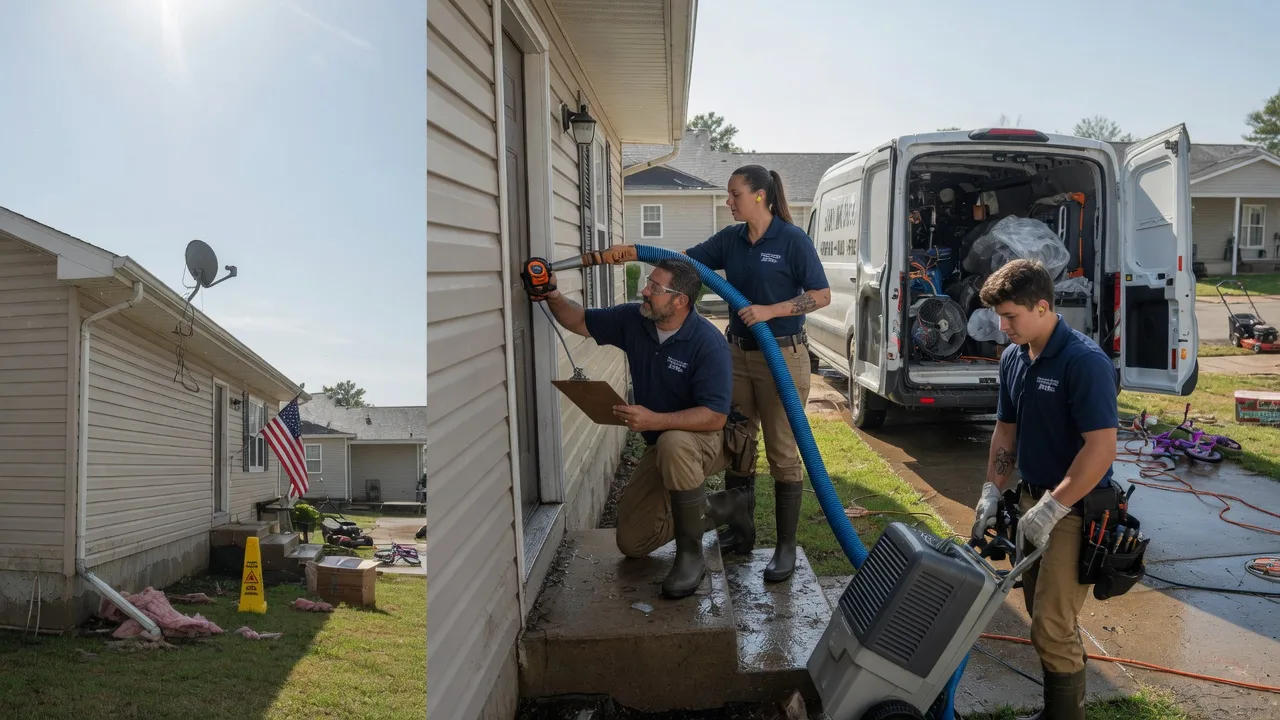 Ceiling Water Damage Restoration in Bradford, AR near me